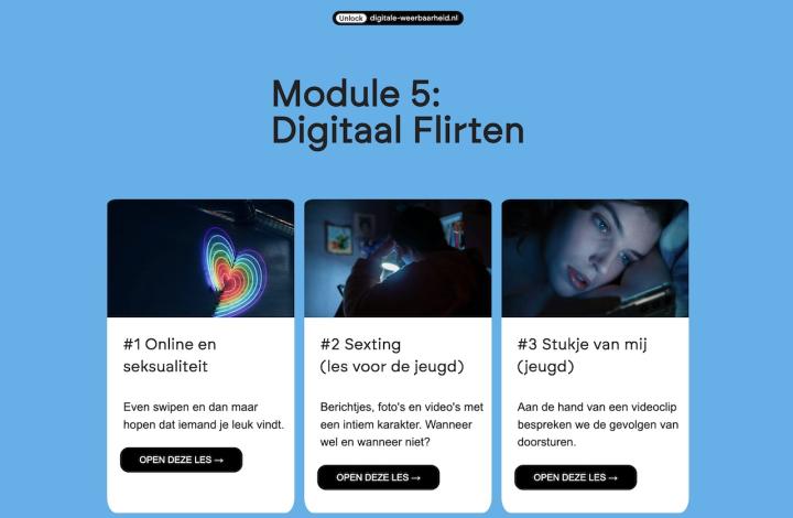 blauwe module