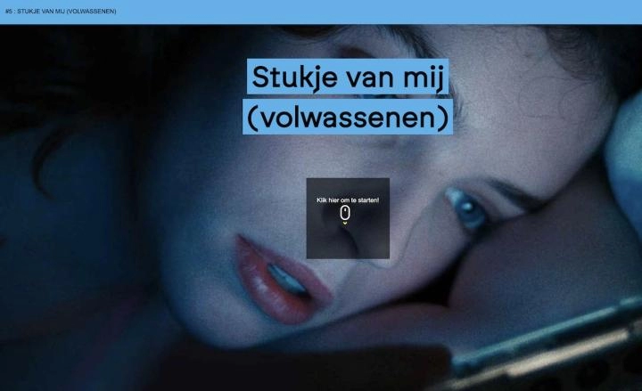 stukje blauw